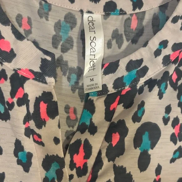 Leopard Print Shirt for Women - Picture 2 of 6